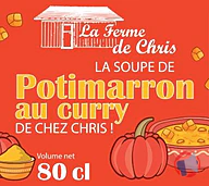 Rappel produit Conserve : Soupe de potimarron au curry SARL LA FERME DE CHRIS (photo numéro 1)