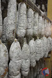 Rappel produit Saucisson pur porc / Courbe / Grelot / Fagot (saucisse sèche) Saucissons Moiroud