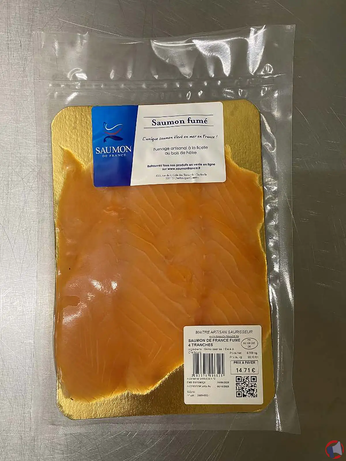 Rappel du saumon fumé de france : quatre tranches concernées
