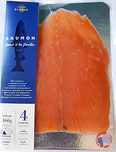 Rappel produit Saumon fumé Ecosse ficelle 4 tranches 160g