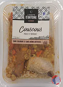 Rappel produit COUSCOUS 350G SAVEURS D'ANTOINE
