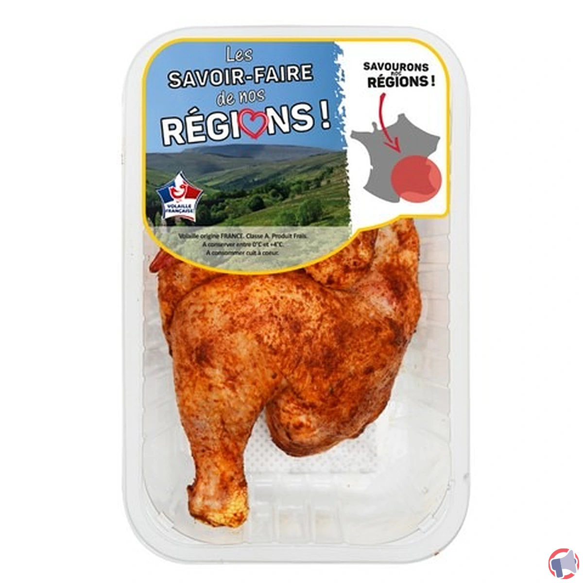Rappel de produit : demi poulet saveur grill de la marque Savoir Faire de Nos Régions