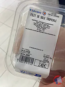 Rappel produit filet de sole tropicale SCAPMAREE