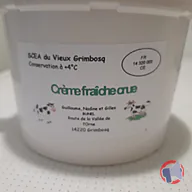 Rappel produit CREME FRAICHE CRUE SCEA du VIEUX GRIMBOSQ (photo numéro 1)