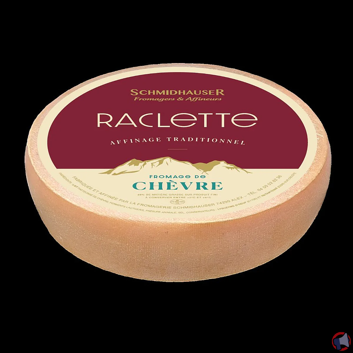 Rappel de produit : Fromage à racler de chèvre de la marque SCHMIDHAUSER pour suspicion de présence de Listéria