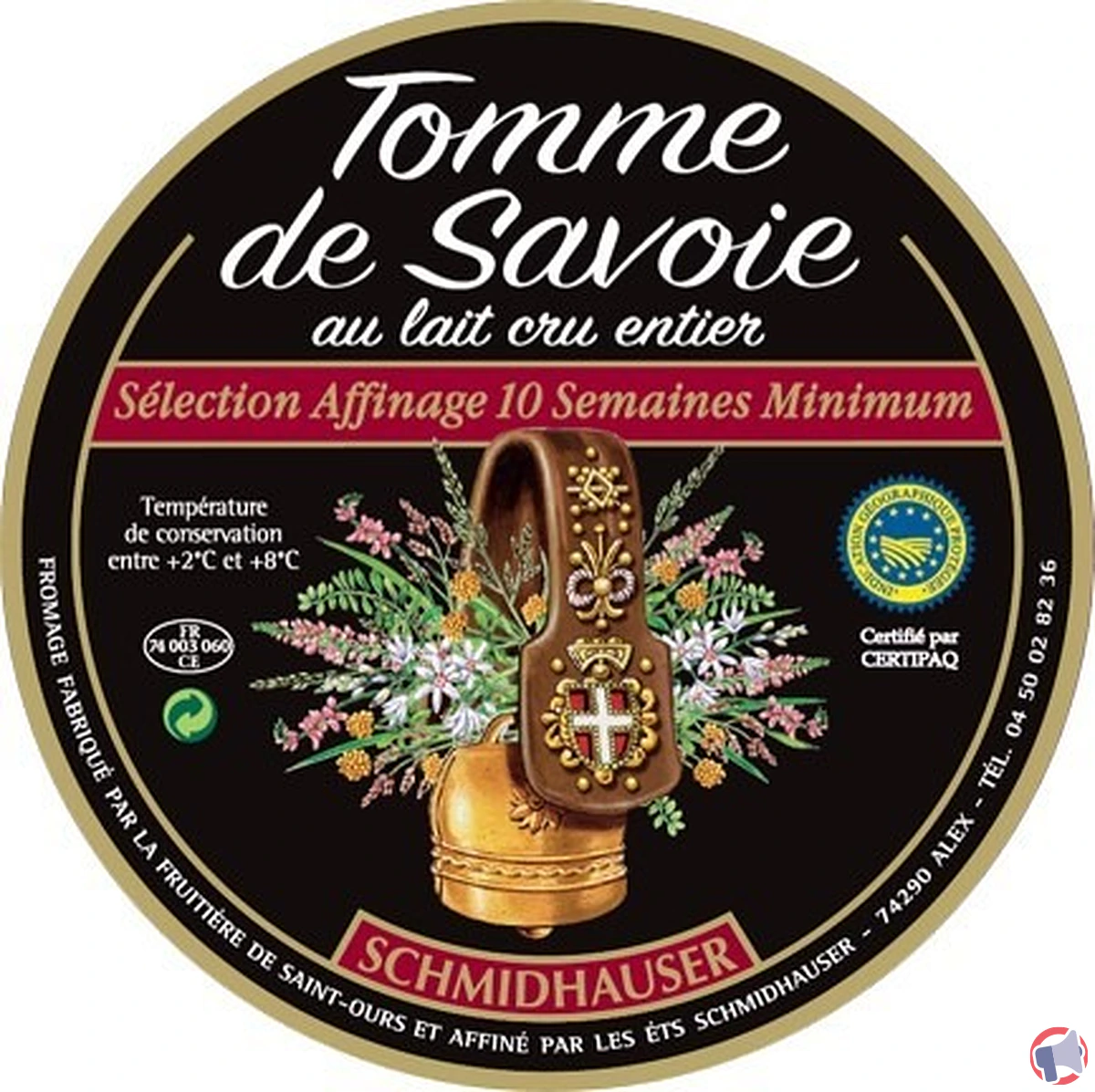 Rappel de produit : Tomme de Savoie Schmidhauser pour risque de listériose