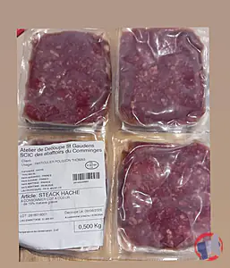 Rappel produit Steak haché SCIC des abattoirs du Comminges