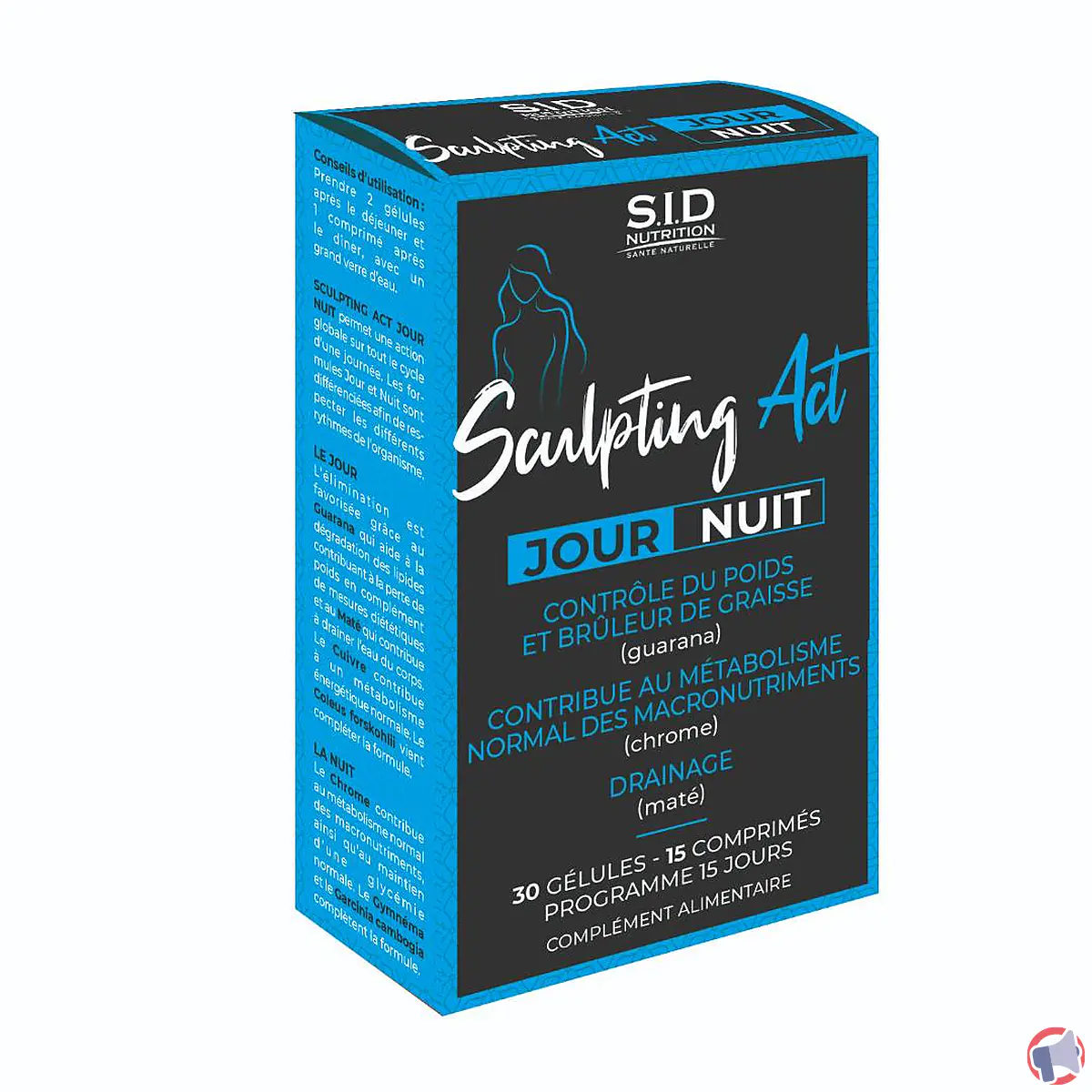 Rappel produit : compléments alimentaires Sculpting Act Jour Nuit