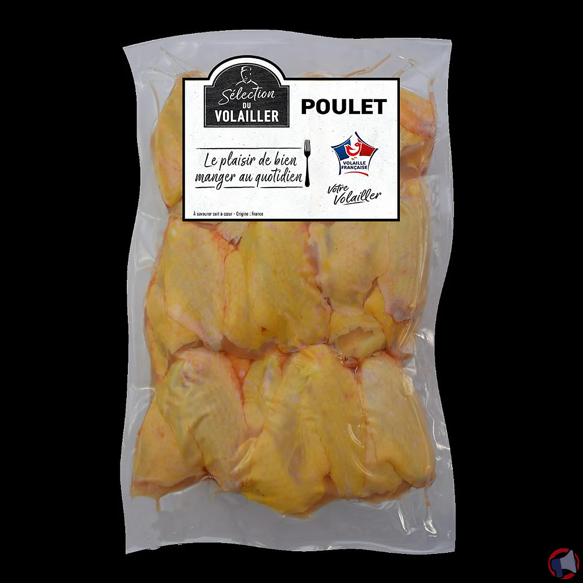 Rappel de produit : Ailes de poulet jaune de la marque Sélection du Volailler