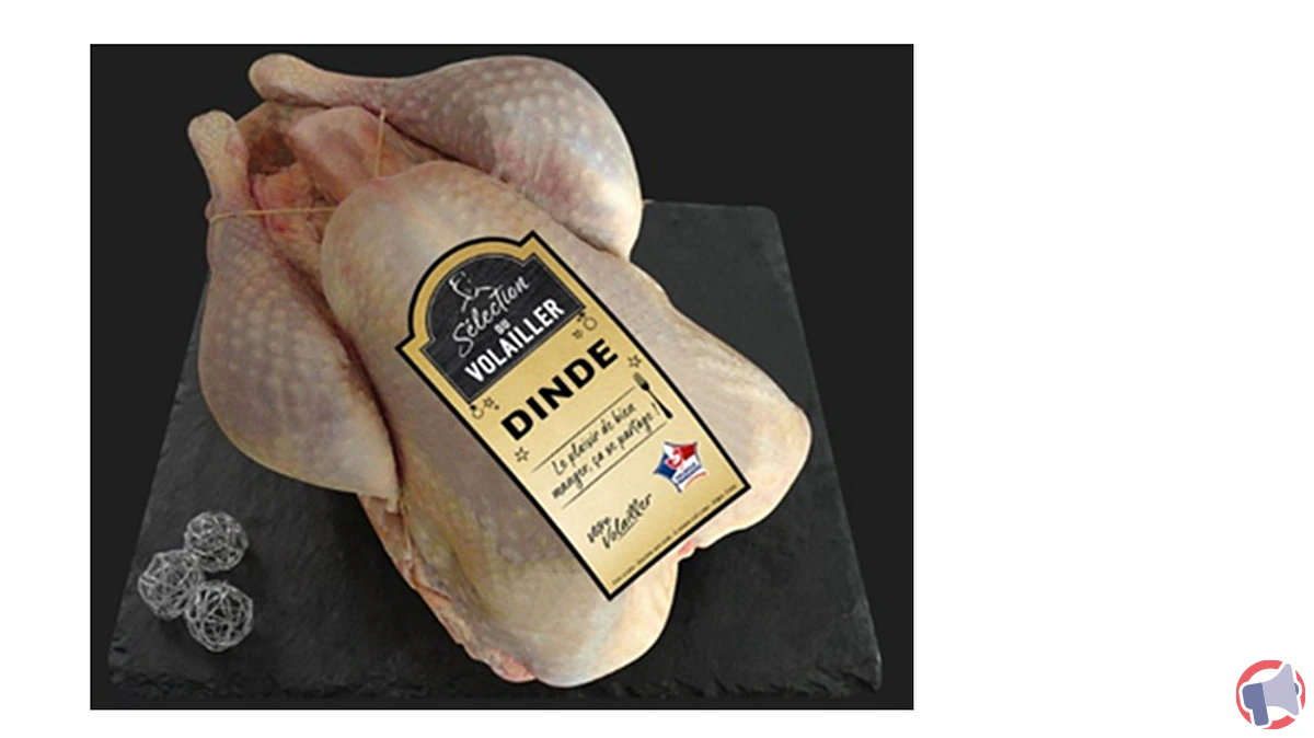 Rappel de produit : 'Dinde prête à cuire nue' de la marque Sélection du Volailleur