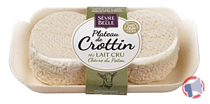 Rappel produit Plateau de crottin au lait cru chèvre du poitou Sèvre et Belle