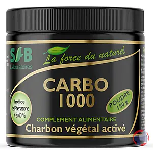 Rappel produit CHARBON VEGETAL ACTIVE - CARBO 1000 SFB LABORATOIRES