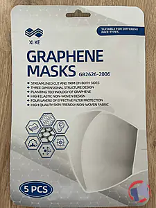 Rappel produit MASK GRAPH KN95 / GRAPHENE MASKS GB2626-2006 SHANGAI RUICHENG INDUSTRY CO LTD