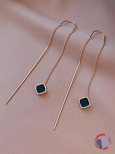 Rappel produit Boucles d'oreilles enfileur à détail géométrique SHEIN