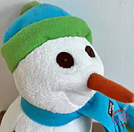 Rappel produit Peluche Bonhomme de Neige Snowy Sherpa Supermarché (photo numéro 2)