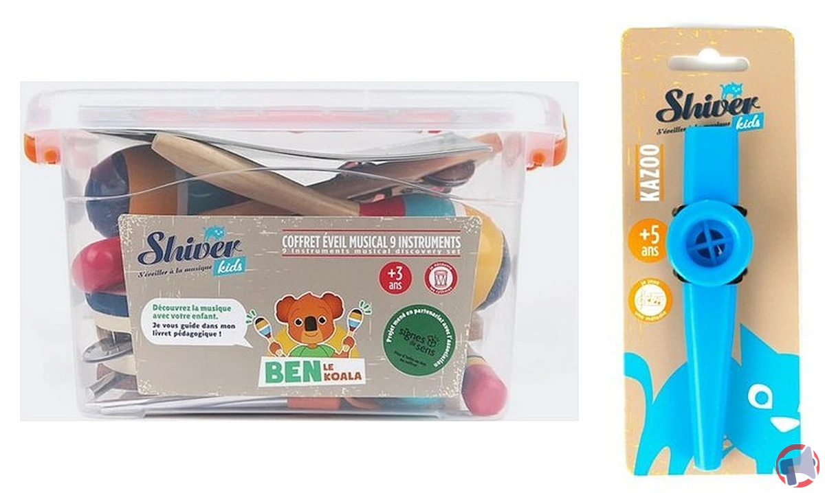 Rappel produit : instruments d'éveil musical SHIVER kids pour risque d'étouffement