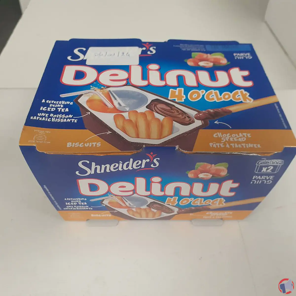 Rappel de produit : Delinut 4 O'Clock de la marque Shneider's pour risque d'allergie au lait