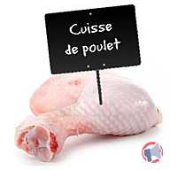 Rappel produit Cuisse de poulet vendue au rayon boucherie traditionnel Siebert (photo numéro 1)