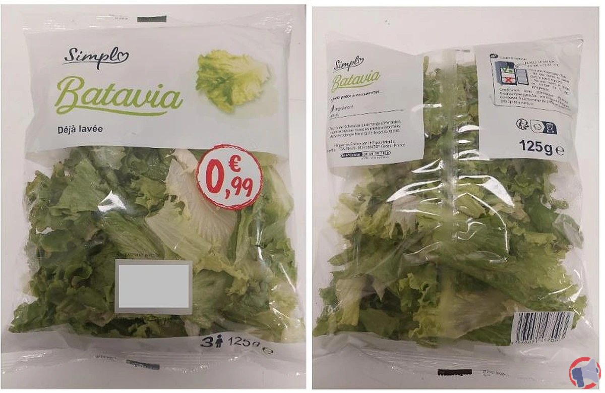 Rappel de produit : Salade Batavia de la marque Simpl vendue chez Carrefour