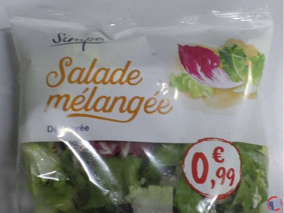 Rappel de salade mélangée de la marque Simpl par Carrefour pour risque de listériose