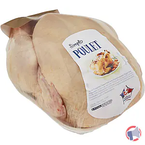 Rappel produit POULET BLANC ENTIER SOUS FILM SIMPL