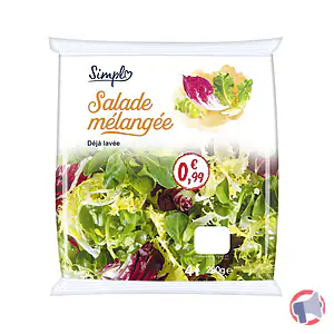 Rappel produit salade mélangée Simpl
