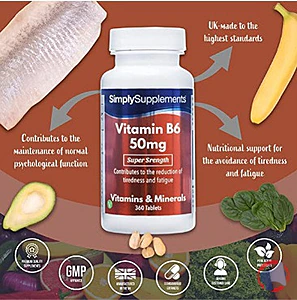 Rappel produit Vitamin B6 50mg SimplySupplements