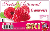 Rappel produit sorbet framboise ski