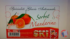 Rappel produit sorbet mandarine ski
