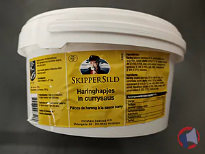 Rappel produit Pièces de hareng à la sauce curry Skipper Sild