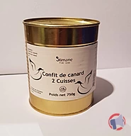 Rappel produit Confit de canards 2 cuisses 750g Slimane Foie Gras