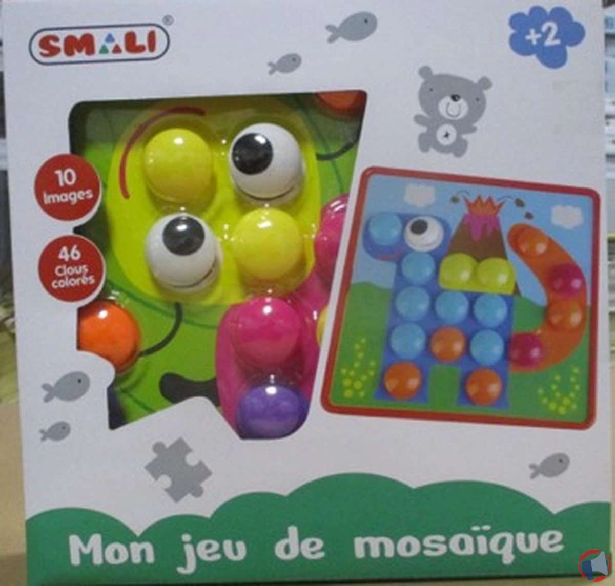 Rappel de produit : jeu des pions à dessiner de la marque Smali