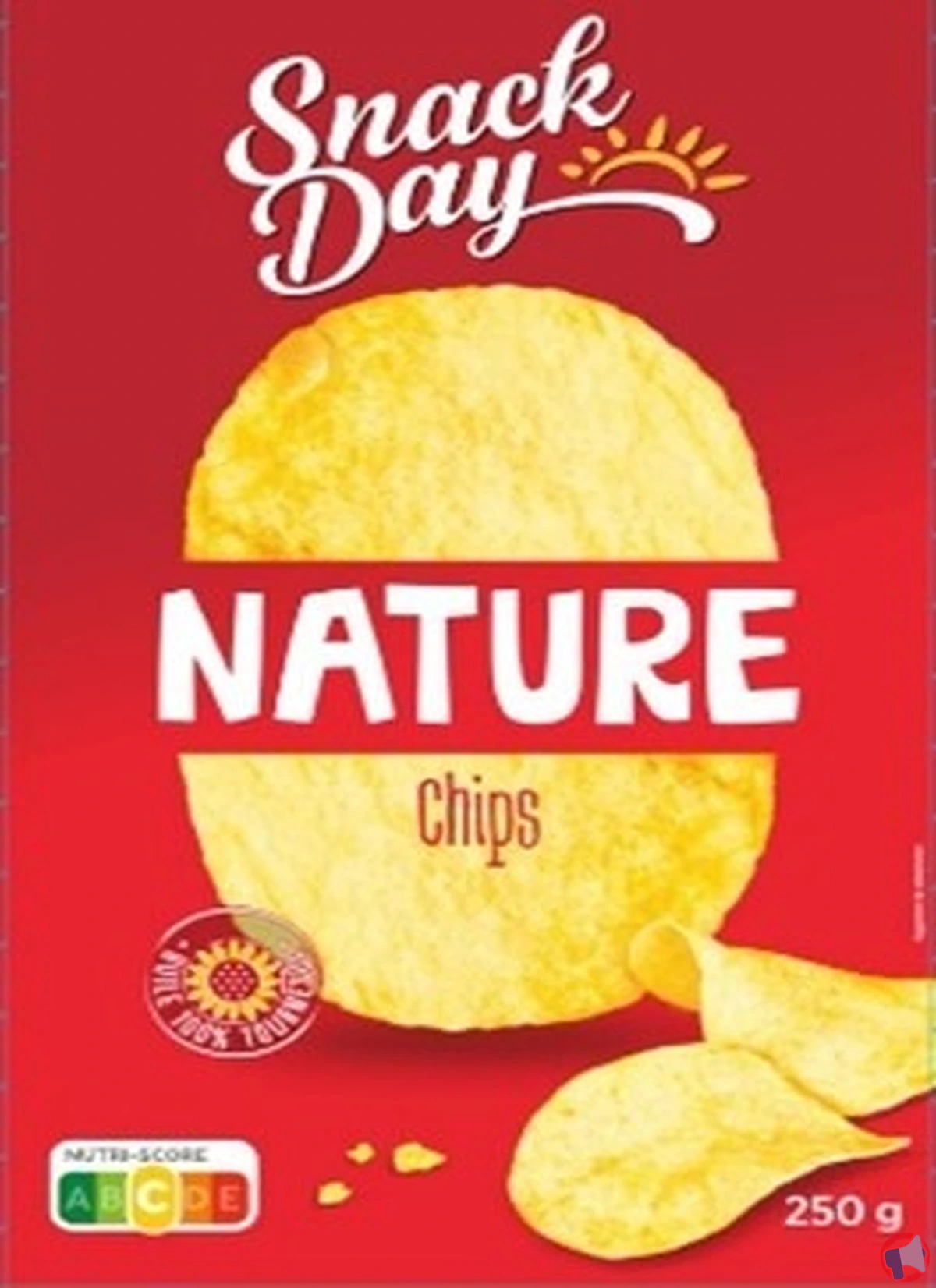 Rappel de chips salées Snack Day pour teneur excessive en acrylamide