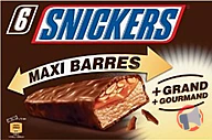 Rappel produit Snickers Glace Snickers Maxi Barres x6 - 435 ml