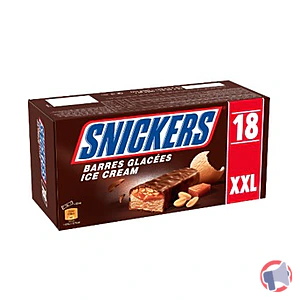 Rappel produit Glace Snickers x18 Snickers