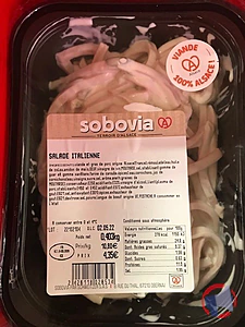 Rappel produit Salade italienne SOBOVIA