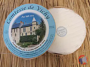 Rappel produit COMTESSE DE VICHY 1.3KG LAIT CRU SOCIETE LAITIERE DE VICHY