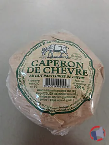 Rappel produit gaperon de chèvre 200g au lait pasteurisé SOCIETE LAITIERE DE VICHY