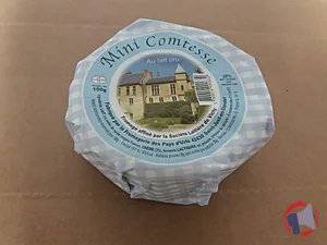 Rappel produit MINI COMTESSE 150G LAIT CRU SOCIETE LAITIERE DE VICHY