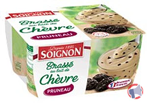 Rappel produit Brassé au lait de chèvre aux Pruneaux Soignon