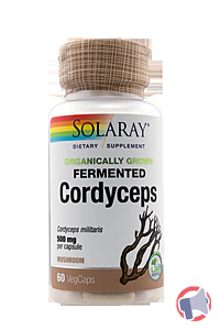 Rappel produit Cordyceps 500mg - 60 cps vég SOLARAY