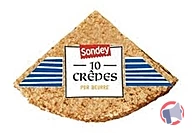 Rappel produit sondey 10 crêpes pur beurre