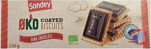 Rappel produit Biscuit Tablette chocolat noir BIO Sondey