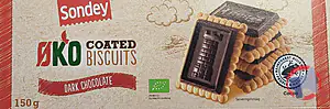 Rappel produit Biscuits Tablette chocolat noir BIO Sondey