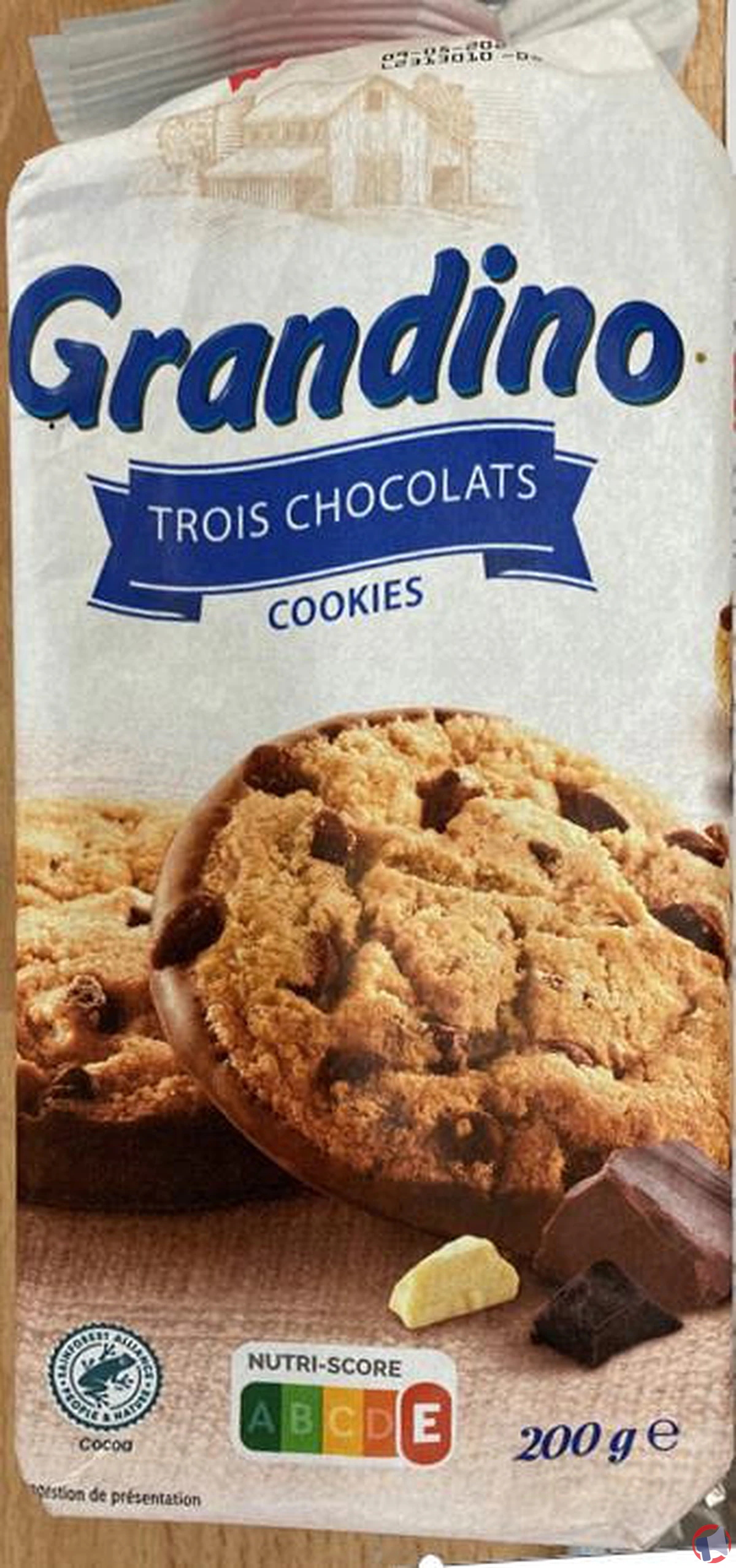 Rappel de produit : Sondey Farmer Cookies 3 chocolats 200g