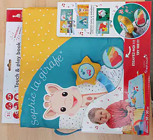 Rappel produit Mon premier livre interactif Touch & Play SOPHIE LA GIRAFE