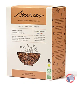 Rappel produit Granola Chocolat & Noisettes 350g SOURCES