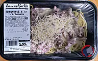 Rappel produit Spaghetti carbonara, Panzerotti aux cêpes et champignons, Croissant jambon fromage champignons (photo numéro 1)