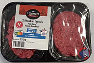 Rappel produit 2 STEAKS HACHES PUR BOEUF 5% 250G ST CLEMENT LE BOUCHER®