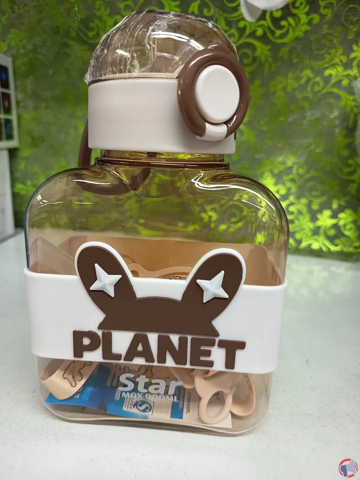 Rappel sécurité gourde planet star : attention cordon trop long et risque de strangulation